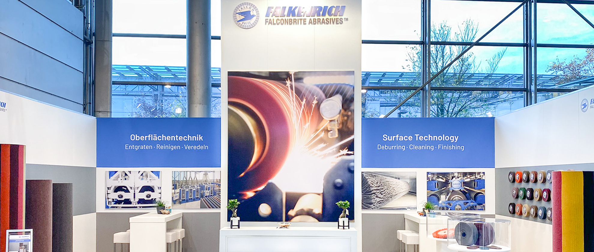 Stand d'exposition Falkenrich Euroblech 2022